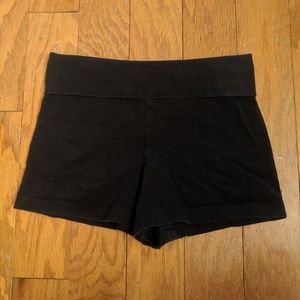 Black spandex shorts